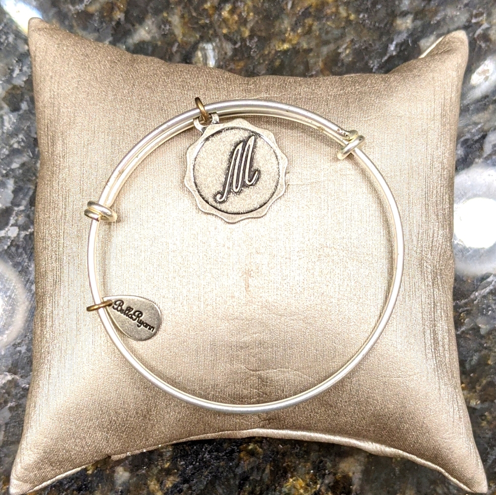 M initial bangle bracelet recycled (GWP)